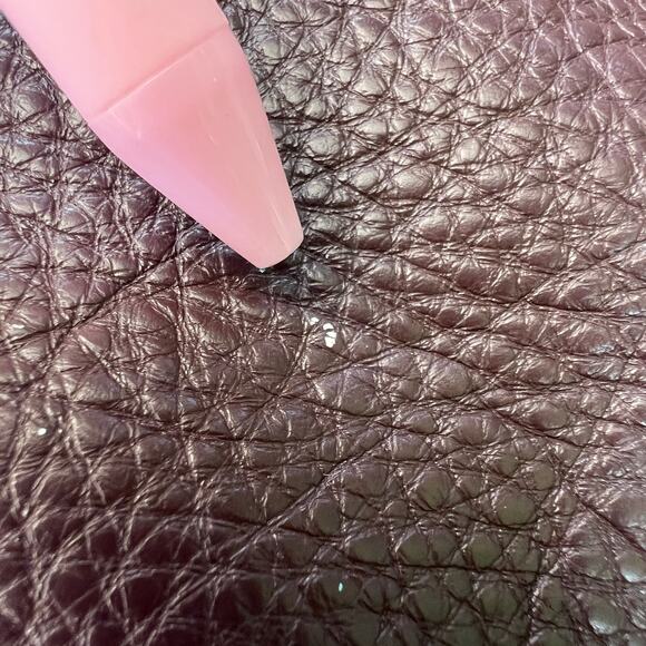 Coach F57545 Brown Pebbled Leather Shoulder Bag Gold Hardware Vintage Purse - Picture 7 of 16